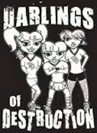 Darlings of Destruction Junior Roller Derby League logo
